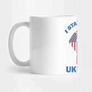 USA stand with Ukraine Mug